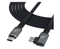 Wozinsky Kabel kątowy USB USB-C 240W 2m 4K Czarny - 1487876 - zdjęcie 2